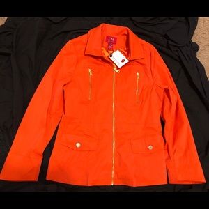 Orange jacket